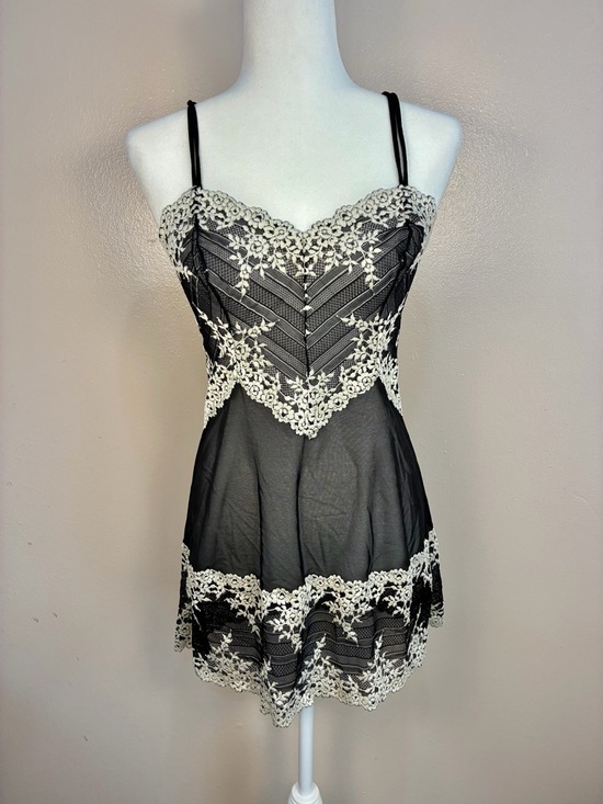 Wacoal Other - Wacoal Embrace Lace Mesh Lingerie Slip Dress Chemise Whimsygoth